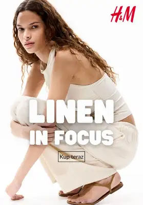H&M - gazetka promocyjna Linen in focus od poniedziałku 22.06 