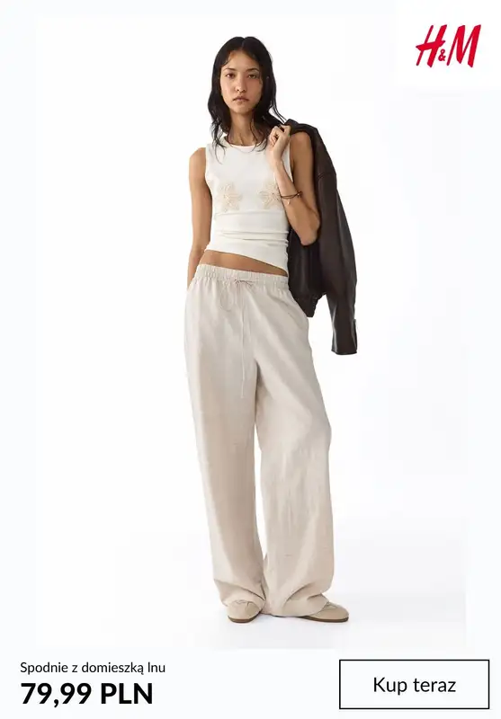 H&M - gazetka promocyjna Linen in focus od poniedziałku 22.06  - strona 9