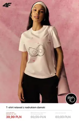 4F - gazetka promocyjna Damskie T-shirty od 39,99 zł od poniedziałku 22.06  - strona 3