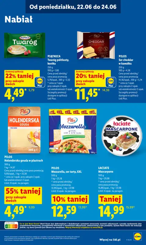 Lidl - gazetka promocyjna Oferta od poniedziałku od poniedziałku 22.06 do środy 24.06 - strona 63