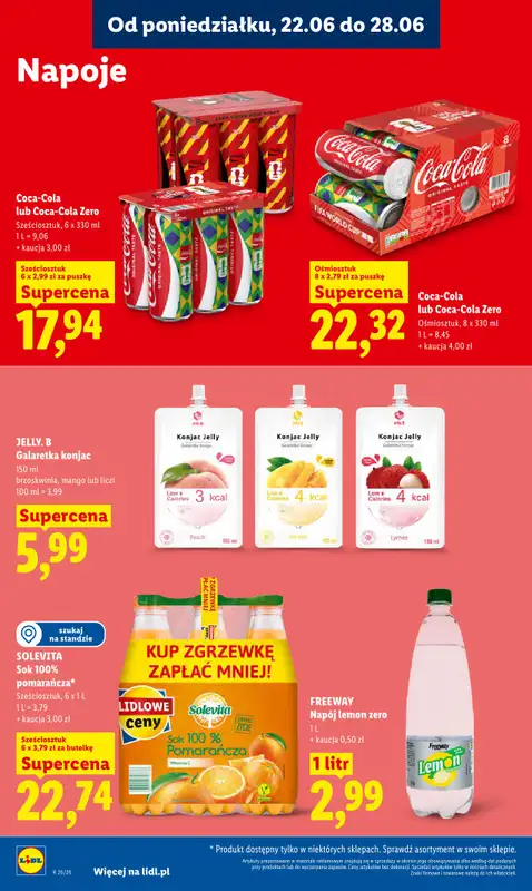 Lidl - gazetka promocyjna Oferta od poniedziałku od poniedziałku 22.06 do środy 24.06 - strona 70