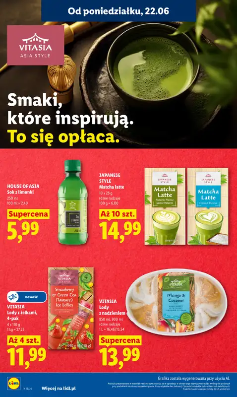 Lidl - gazetka promocyjna Oferta od poniedziałku od poniedziałku 22.06 do środy 24.06 - strona 46