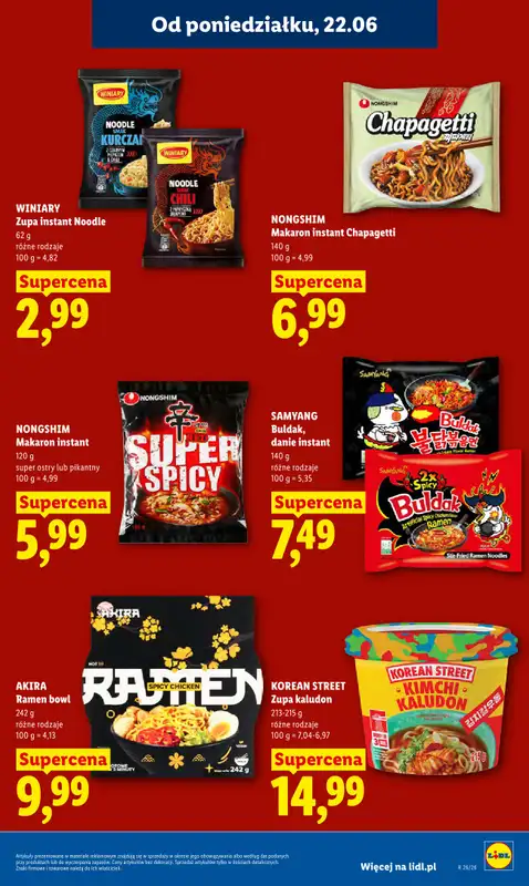 Lidl - gazetka promocyjna Oferta od poniedziałku od poniedziałku 22.06 do środy 24.06 - strona 47