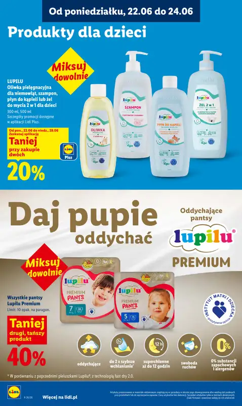 Lidl - gazetka promocyjna Oferta od poniedziałku od poniedziałku 22.06 do środy 24.06 - strona 88