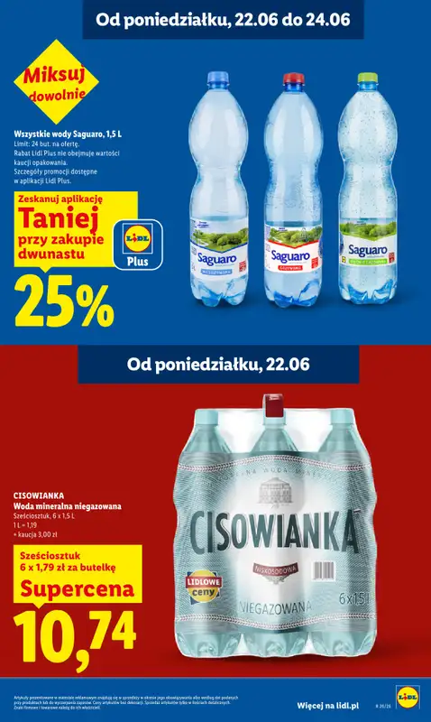 Lidl - gazetka promocyjna Oferta od poniedziałku od poniedziałku 22.06 do środy 24.06 - strona 13