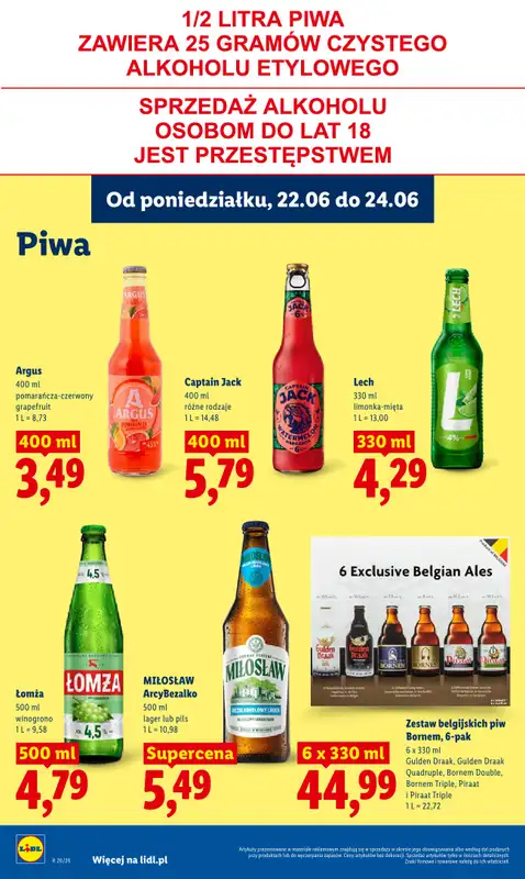 Lidl - gazetka promocyjna Oferta od poniedziałku od poniedziałku 22.06 do środy 24.06 - strona 76