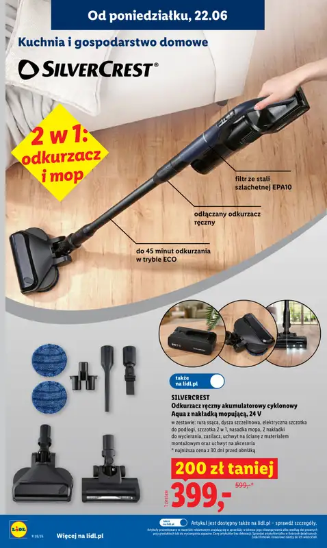 Lidl - gazetka promocyjna Oferta od poniedziałku od poniedziałku 22.06 do środy 24.06 - strona 32