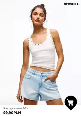 Bershka - gazetka promocyjna Shorty damskie od 49,90 PLN od poniedziałku 22.06  - strona 3