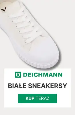 Deichmann - gazetka promocyjna Białe sneakersy damskie od poniedziałku 22.06 