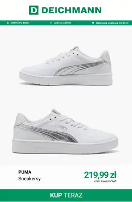 Deichmann - gazetka promocyjna Białe sneakersy damskie od poniedziałku 22.06  - strona 2