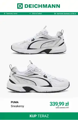 Deichmann - gazetka promocyjna Białe sneakersy damskie od poniedziałku 22.06  - strona 3