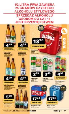 Netto - gazetka promocyjna Gazetka Spożywcza od czwartku 25.06 do niedzieli 28.06 - strona 17