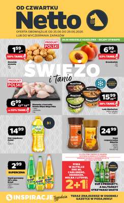 Netto - gazetka promocyjna Gazetka Spożywcza od czwartku 25.06 do niedzieli 28.06
