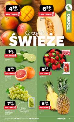 Netto - gazetka promocyjna Gazetka Spożywcza od czwartku 25.06 do niedzieli 28.06 - strona 5