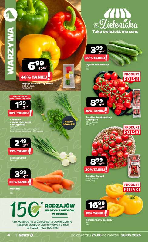 Netto - gazetka promocyjna Gazetka Spożywcza od czwartku 25.06 do niedzieli 28.06 - strona 4