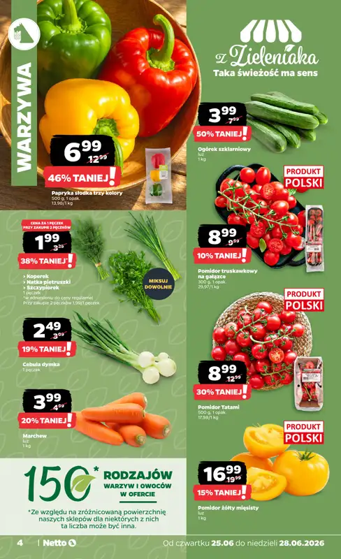 Netto - gazetka promocyjna Gazetka Spożywcza od czwartku 25.06 do niedzieli 28.06 - strona 4