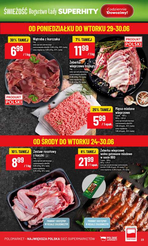 POLOmarket - gazetka promocyjna Gazetka od środy 24.06 do wtorku 30.06 - strona 23