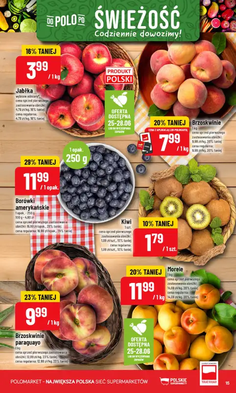 POLOmarket - gazetka promocyjna Gazetka od środy 24.06 do wtorku 30.06 - strona 15