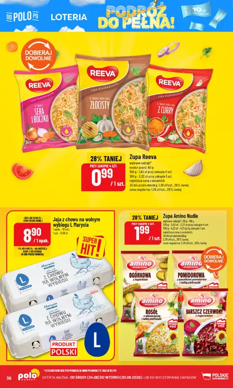 POLOmarket - gazetka promocyjna Gazetka od środy 24.06 do wtorku 30.06 - strona 38