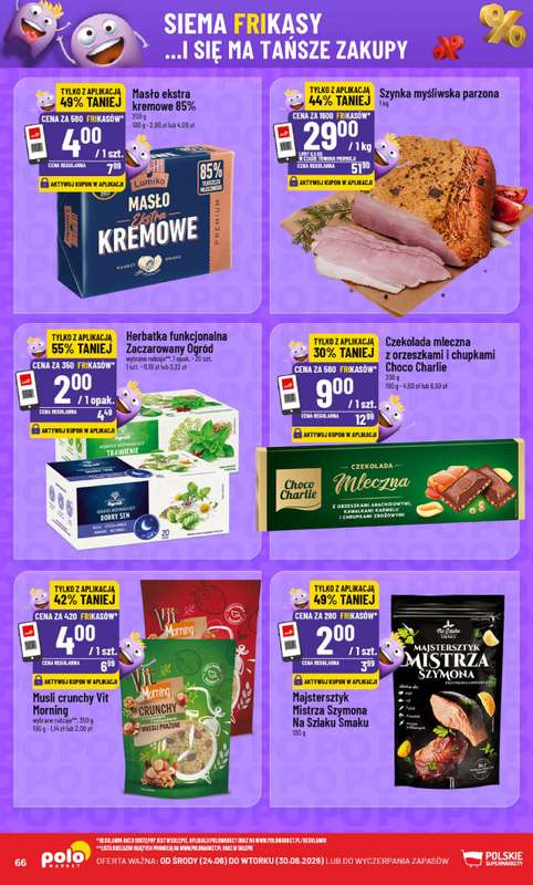 POLOmarket - gazetka promocyjna Gazetka od środy 24.06 do wtorku 30.06 - strona 66