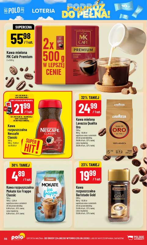 POLOmarket - gazetka promocyjna Gazetka od środy 24.06 do wtorku 30.06 - strona 56