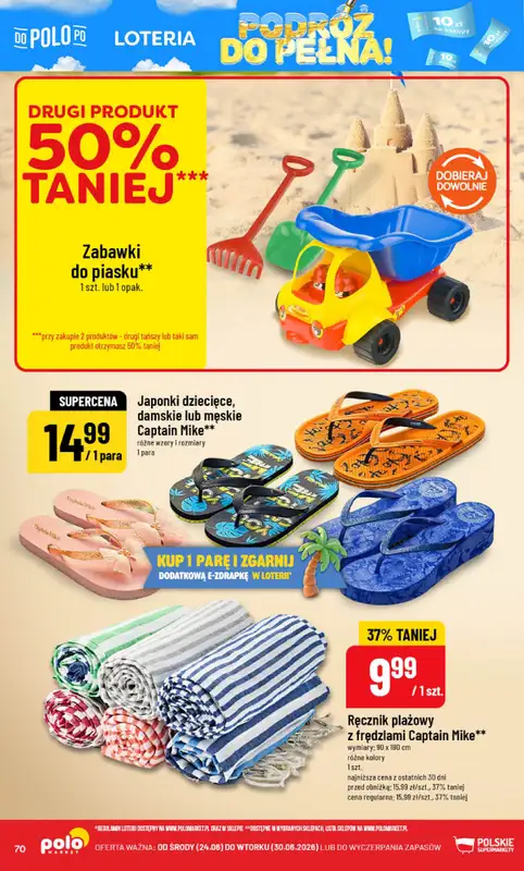 POLOmarket - gazetka promocyjna Gazetka od środy 24.06 do wtorku 30.06 - strona 70