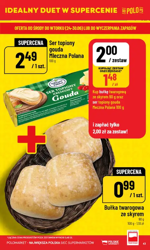 POLOmarket - gazetka promocyjna Gazetka od środy 24.06 do wtorku 30.06 - strona 43