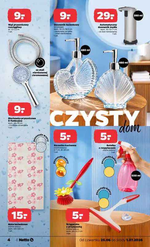 Netto - gazetka promocyjna Inspiracje tygodnia Kuchnia  do środy 01.07 - strona 4