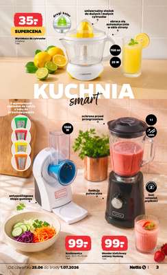 Netto - gazetka promocyjna Inspiracje tygodnia Kuchnia  do środy 01.07 - strona 3