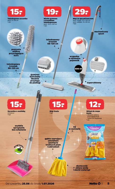 Netto - gazetka promocyjna Inspiracje tygodnia Kuchnia  do środy 01.07 - strona 5