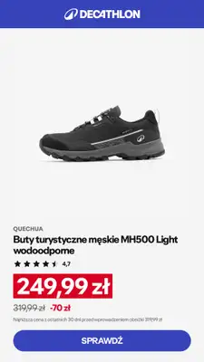 Decathlon - gazetka promocyjna HIKING - Najlepsze okazje! od poniedziałku 22.06 do niedzieli 12.07
