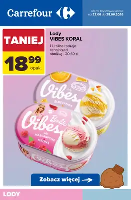 Carrefour - gazetka promocyjna LODY - sprawdź promocje! od wtorku 23.06 do niedzieli 28.06 - strona 8