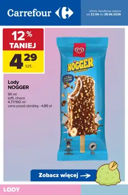 Carrefour - gazetka promocyjna LODY - sprawdź promocje! od wtorku 23.06 do niedzieli 28.06 - strona 10
