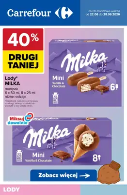 Carrefour - gazetka promocyjna LODY - sprawdź promocje! od wtorku 23.06 do niedzieli 28.06 - strona 2