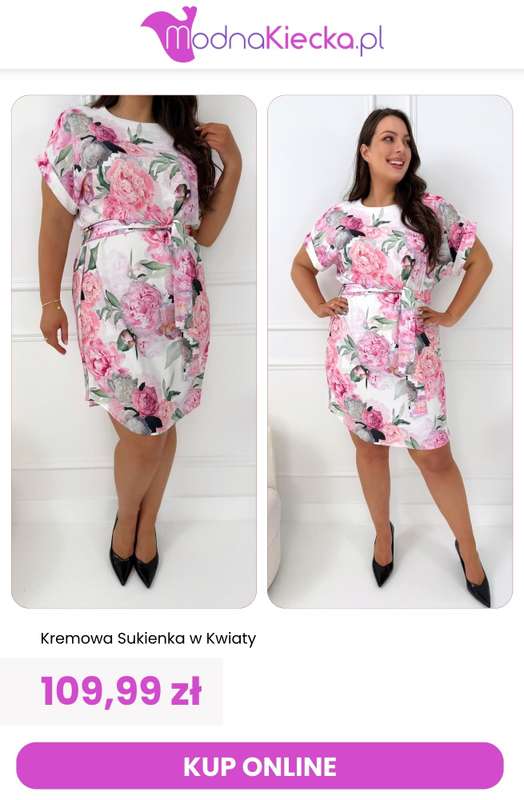 Modna Kiecka - gazetka promocyjna Sukienki plus size od poniedziałku 22.06  - strona 8