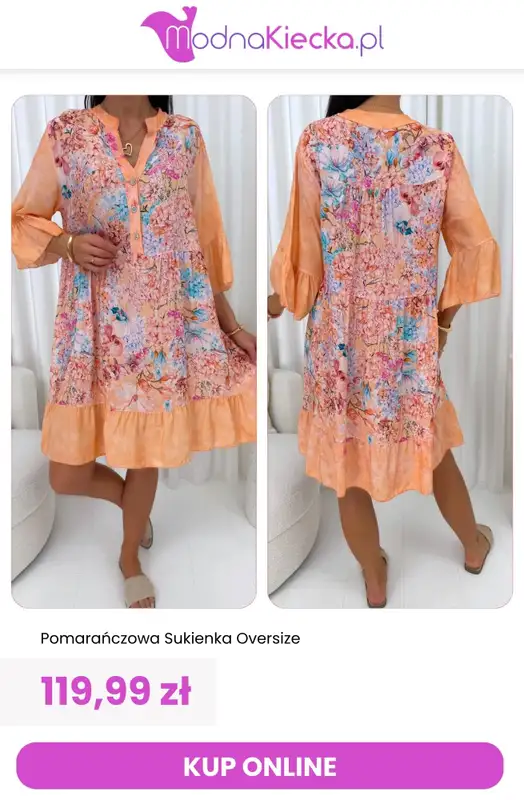 Modna Kiecka - gazetka promocyjna Sukienki plus size od poniedziałku 22.06  - strona 7