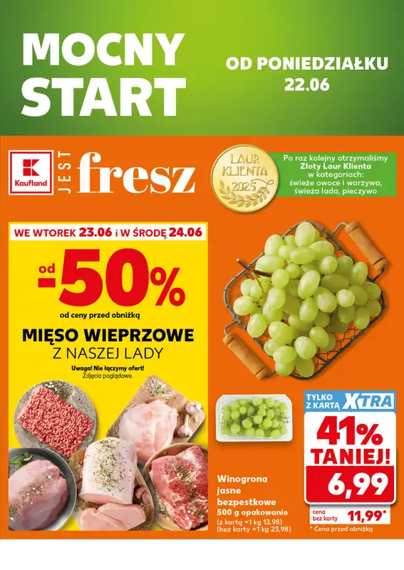 Kaufland - gazetka promocyjna Mocny Start od poniedziałku 22.06 do środy 24.06 - strona 2