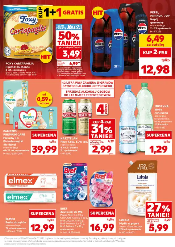 Kaufland - gazetka promocyjna Mocny Start od poniedziałku 22.06 do środy 24.06 - strona 9