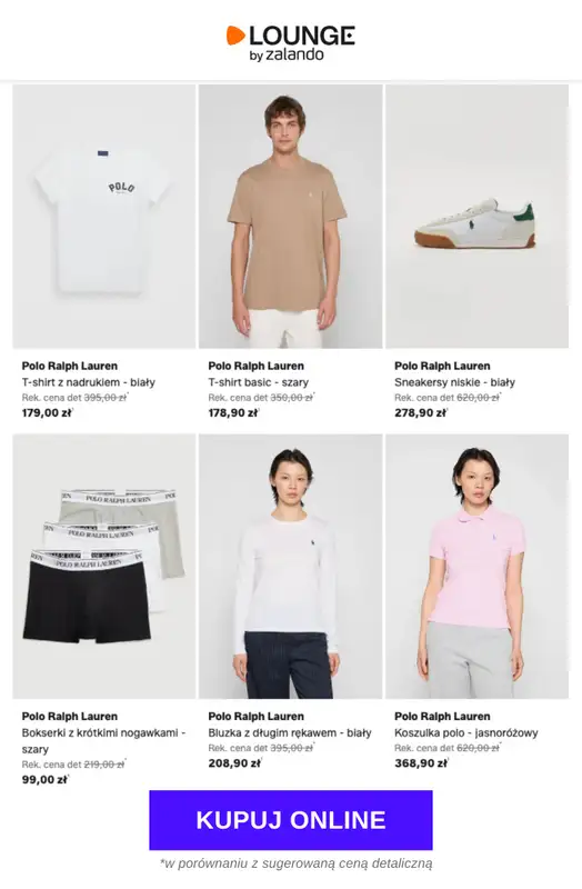 Lounge by Zalando - gazetka promocyjna Do -80% Polo Ralph Lauren od poniedziałku 22.06 do czwartku 25.06 - strona 2