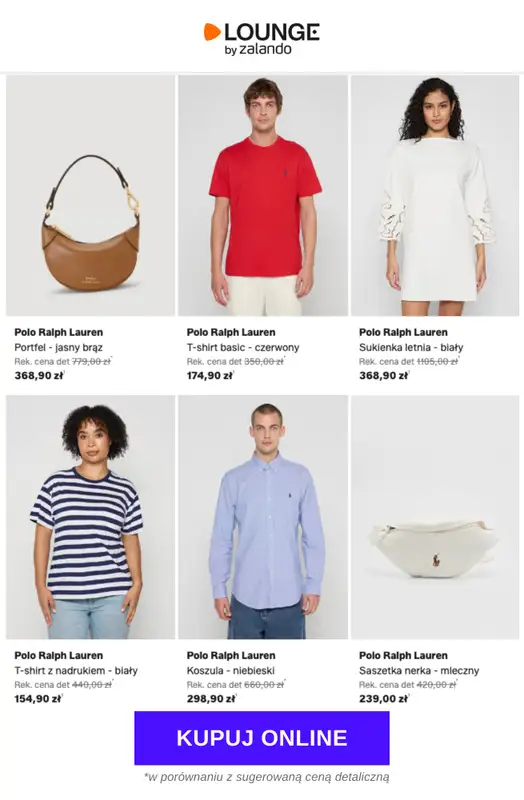 Lounge by Zalando - gazetka promocyjna Do -80% Polo Ralph Lauren od poniedziałku 22.06 do czwartku 25.06 - strona 5