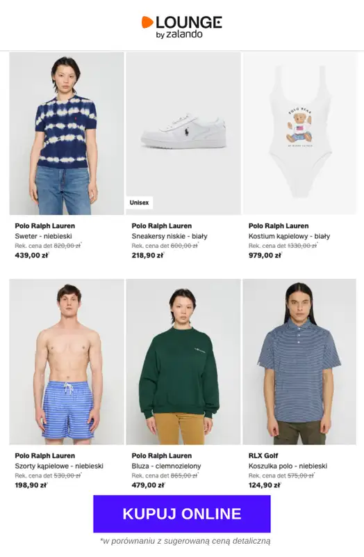 Lounge by Zalando - gazetka promocyjna Do -80% Polo Ralph Lauren od poniedziałku 22.06 do czwartku 25.06 - strona 9