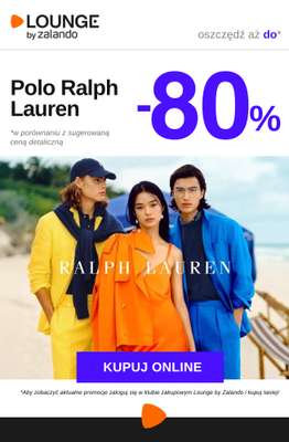 Lounge by Zalando - gazetka promocyjna Do -80% Polo Ralph Lauren od poniedziałku 22.06 do czwartku 25.06
