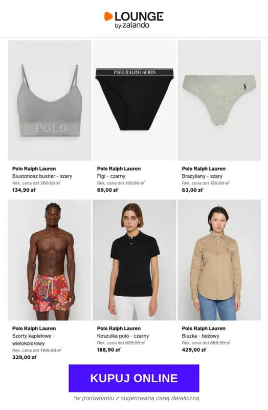 Lounge by Zalando - gazetka promocyjna Do -80% Polo Ralph Lauren od poniedziałku 22.06 do czwartku 25.06 - strona 6