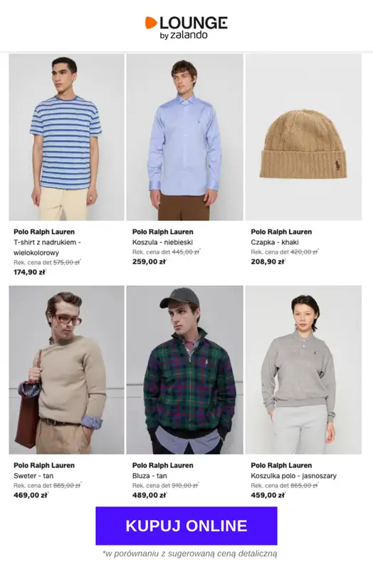 Lounge by Zalando - gazetka promocyjna Do -80% Polo Ralph Lauren od poniedziałku 22.06 do czwartku 25.06 - strona 7