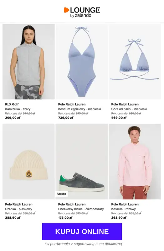 Lounge by Zalando - gazetka promocyjna Do -80% Polo Ralph Lauren od poniedziałku 22.06 do czwartku 25.06 - strona 10