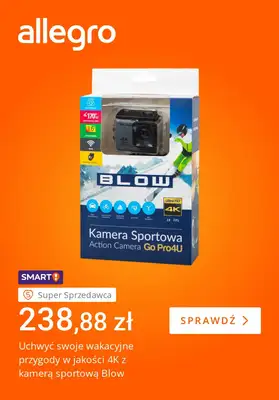Allegro - gazetka promocyjna Jak wakacje, to aktywnie! od wtorku 23.06 do poniedziałku 29.06