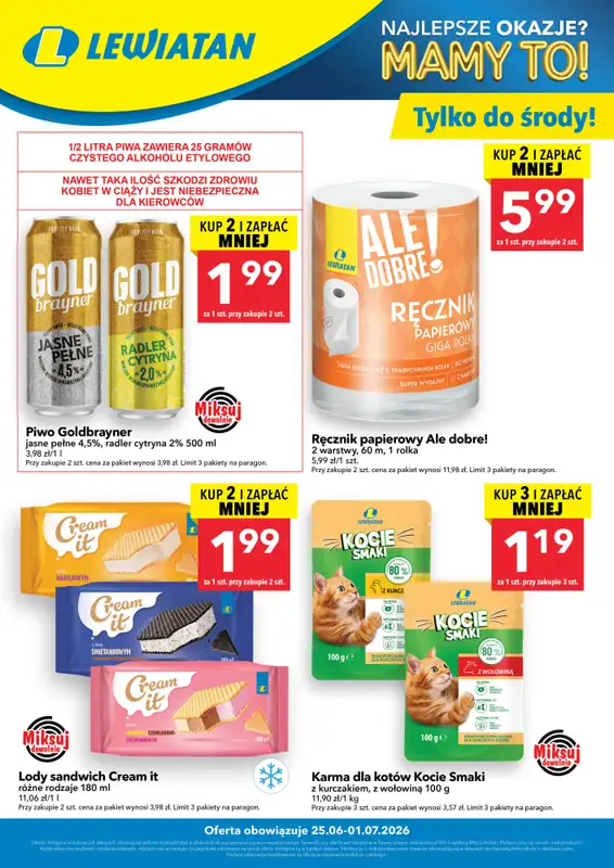 LEWIATAN - gazetka promocyjna W wielopakach taniej!  