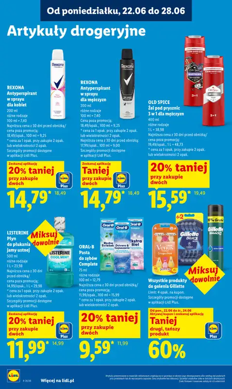 Lidl - gazetka promocyjna Oferta od poniedziałku od poniedziałku 22.06 do środy 24.06 - strona 92