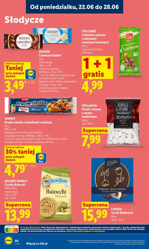 Lidl - gazetka promocyjna Oferta od poniedziałku od poniedziałku 22.06 do środy 24.06 - strona 80