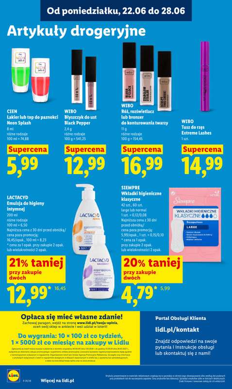 Lidl - gazetka promocyjna Oferta od poniedziałku od poniedziałku 22.06 do środy 24.06 - strona 94